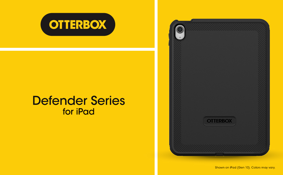 Defender series for iPad, OtterBox defender, protective iPad case, port cover, otterbox, defender