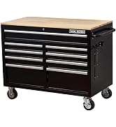 TOOL DORM Rolling Large Tool Chest Extra-Deep 46-Inch 9 Drawers, Big Tool Chest with Drawers, Wor...