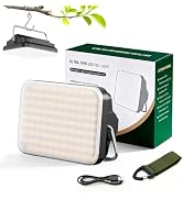 Camping Lights 5000mAh 2000lumens 20W Portable Camping Lantern Rechargeable Fast Charge Magnetic ...