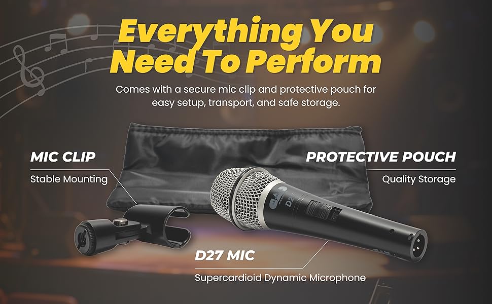 D27 Cad Audio Supercardioid Dynamic Handheld Microphone