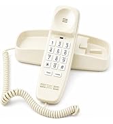 Uvital Corded Phones for Landline, Wall-Mount Telephones for Landline Phone with Loud Ringer, Eas...