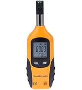 Lancoon Handheld Digital Temperature Humidity Meter, Professional Thermometer Hygrometer with Wet...
