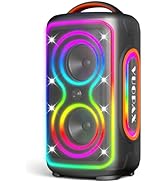VUOPAX Portable Bluetooth Speaker Wireless, Outdoor Party Speakers Bluetooth Waterproof IPX5, 4 i...