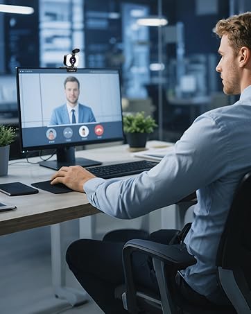 Webcam for pc with light