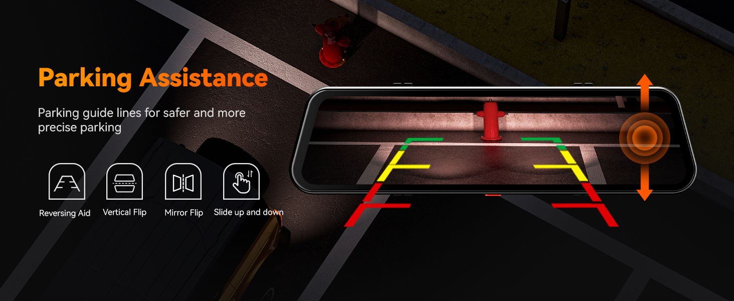 reverse camera rear view mirror