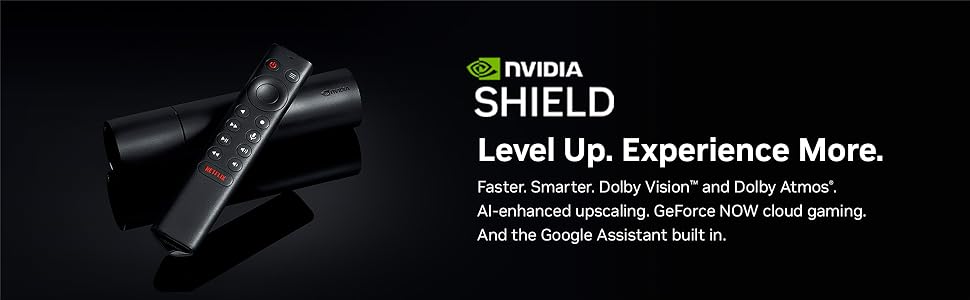 nvidia shield, 4k hdr, dolby vision, dolby atmos, google assistant