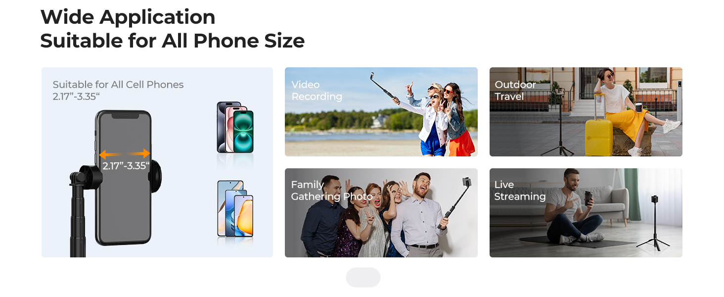 iPhone tripod with remote