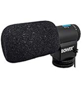 BOWER Professional On-Camera Electret Condenser Microphone