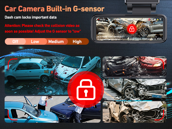front and rear dash camera