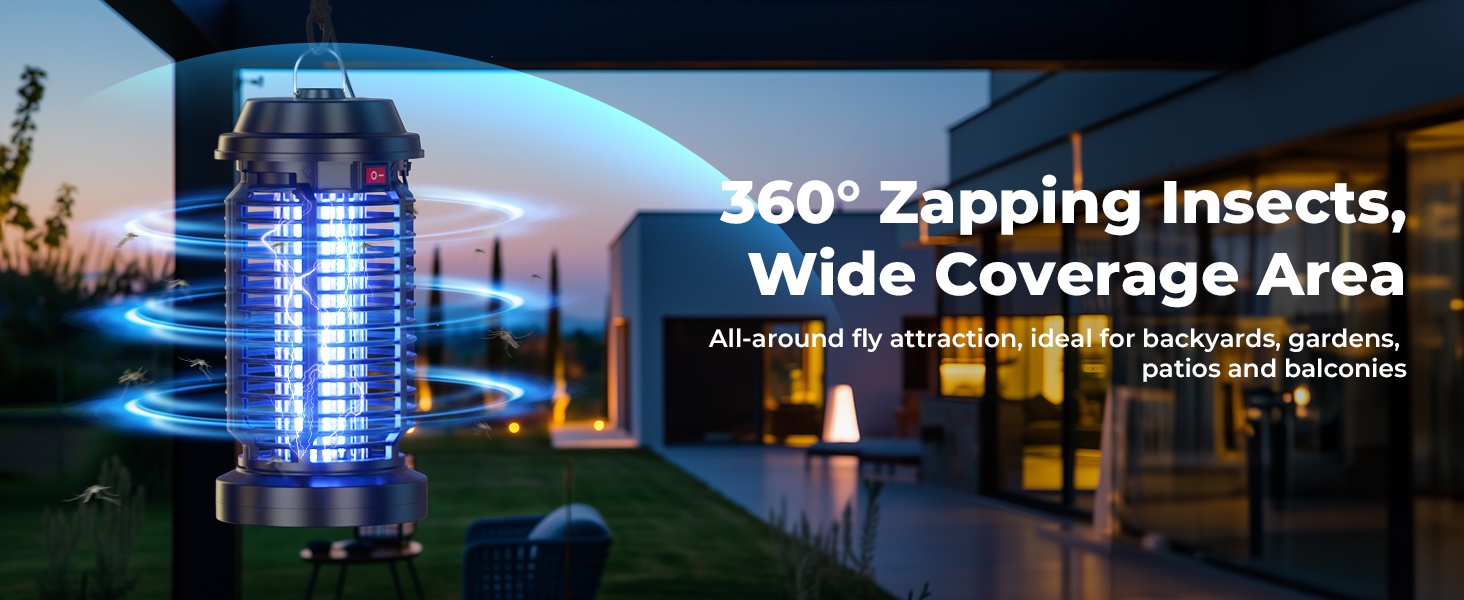 Bug Zapper Outdoor Indoor Waterproof