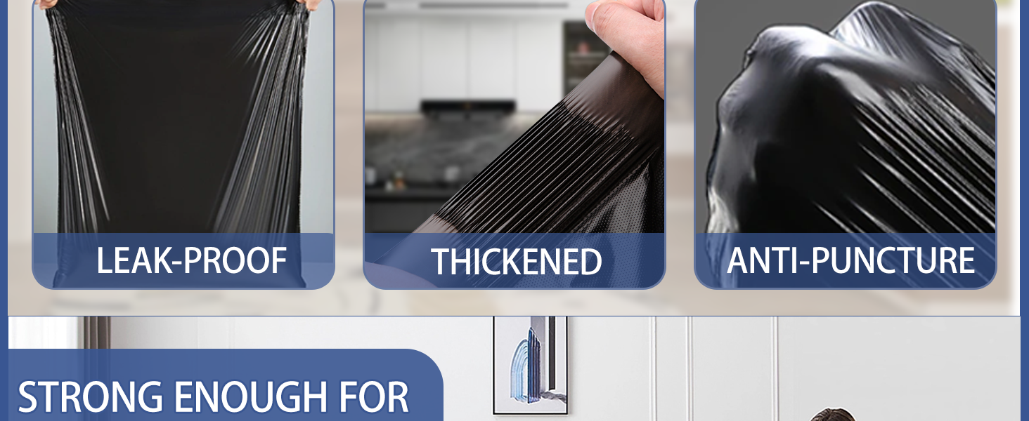 small trash bags 4 gallon garbage bags for bathroom 15 liter can liners unscented 