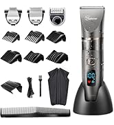 Hatteker Beard Trimmer for Men Professional Hair Clipper Hair Trimmer Shaver Haircut Detail Cutti...