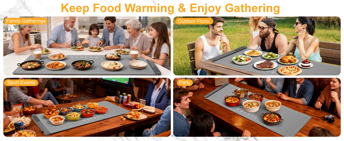 electric warming trays for food