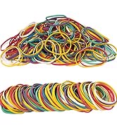 AIWOQI Rubber Bands 250pcs size #33 rubber band size 33 colors Elastic Band rubber Bands Blue gre...