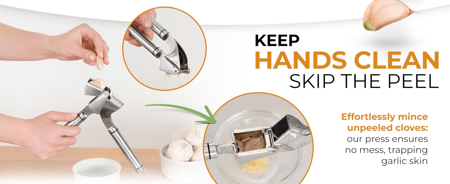 garlic press garlic press stainless steel garlic crusher