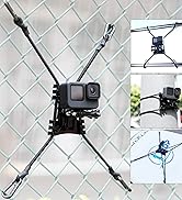10-in-1 Action Camera Chain Link Fence Mount for GoPro Hero 11 10 9 8 7 6 5 4 3 2, Session/Digita...