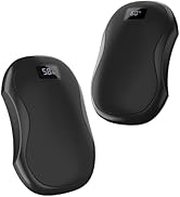 Clicar AI Hand Warmers Rechargeable 2 Pack,Portable Digital Display Pocket Electric hot Hands,Mag...