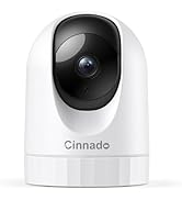 Cinnado Security Camera Indoor-2K 360° WiFi Cameras for Home Security,Pet/Dog/Baby Camera with Ph...