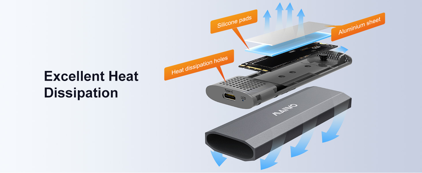M.2 NVME SSD Enclosure