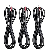 16AWG DC5525 Power Cable, 5.5mm x 2.5mm Male Barrel Plug Connector, 3.3ft DC Power Cord for CCTV ...