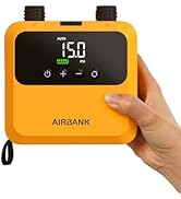 AIRBANK Mini Paddle Board Pump Pulse Pro, Small Rechargeable SUP Pump Electric Portable, Brushles...