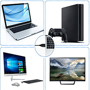 M309 USB Computer Microphone,Plug and Play Desktop PC Laptop Microphone with Mute Button