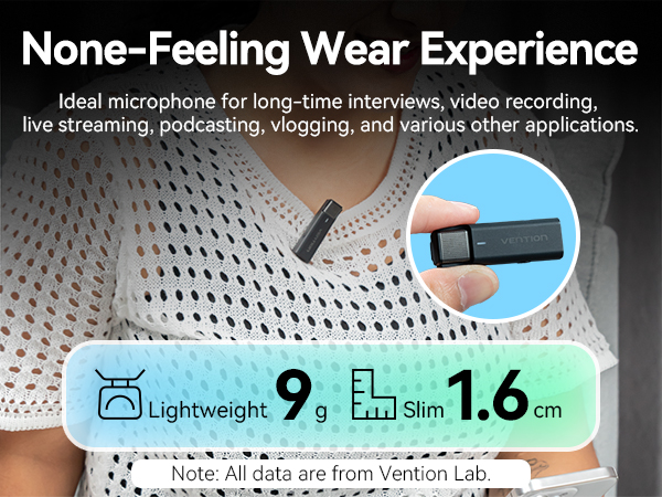 USB-C Wireless Lavalier Microphone
