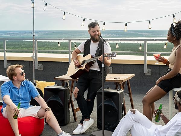 mic stand for outdoor party