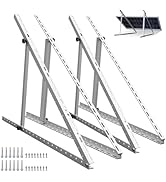ECO-Worthy 2 Sets 45inch Adjustable Solar Panel Tilt Mount Brackets with Foldable Tilt Legs, Ieal...
