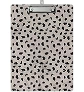 Cute Clipboard Leopard Wood Design Decorative A4 Letter Size Clip Boards for Classroom Office, St...