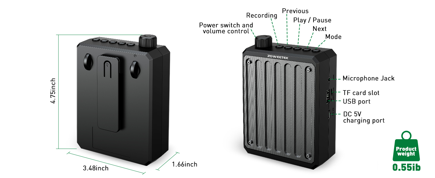 portabale voice amplifier 