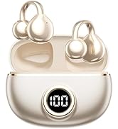 M97 Clip On Earbuds Wireless Bluetooth 5.3, Open Ear Headphones with 50H Battery 10-Min Quick Cha...