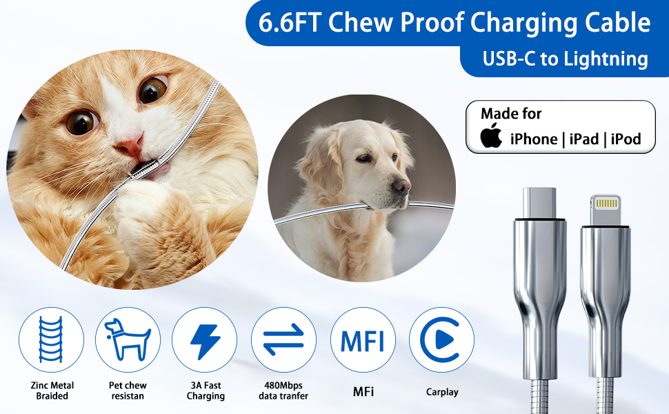 metal lightning cable