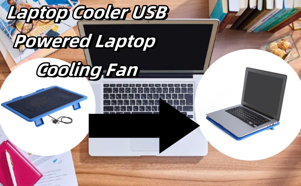 Laptop Cooler USB Powered Laptop Cooling Fan Stand