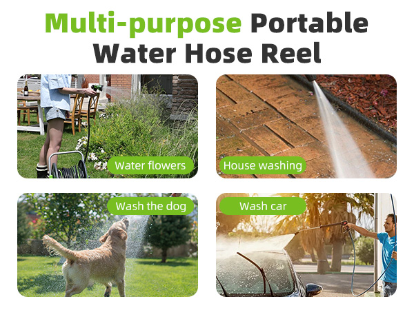 garden hose reel cart