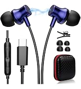 ACAGET USB C Headphones, Magnetic Earbuds for Samsung Galaxy S24 S23 Ultra S22 Plus S21 A35 A54 5...