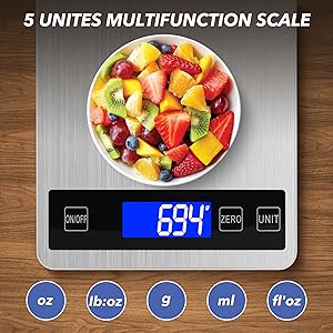 5 UNITES MULTIFUNCTION SCALE