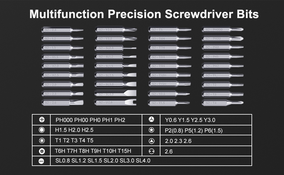 precision screwdriver set