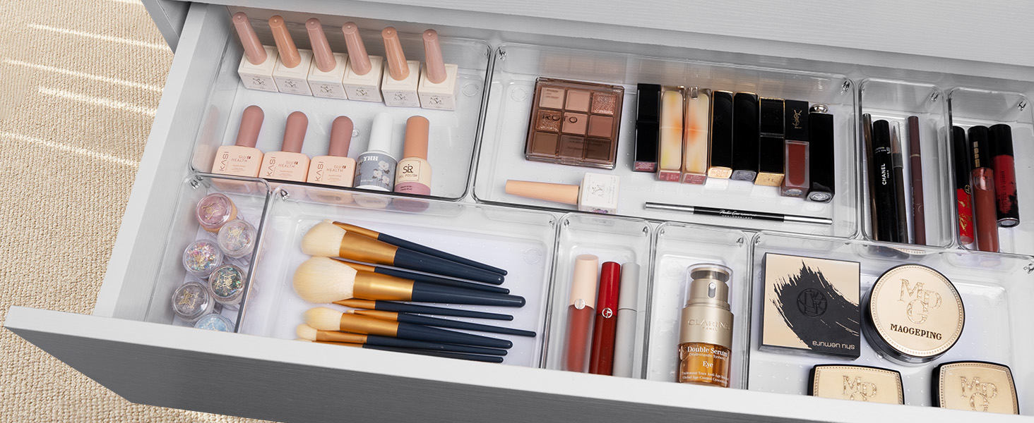 makeup drawer organizer for vanity