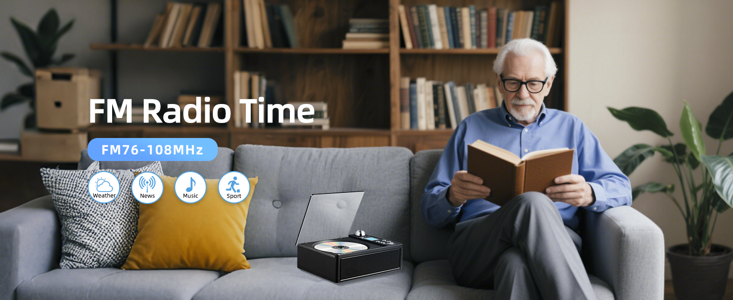 Portable CD Player Boombox