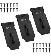 Tmyjfjingxi 3PCS 3Inch Door Lock Hasp Latch Matte Black Stainless Steel Extra Thick Padlock Hasp ...