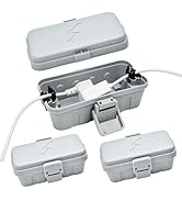 Hrensaw 3PCS Small Weatherproof Electrical Connection Box(Inner 5.5x3x2.2inch),Outdoor Electrical...