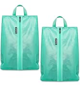 Bagail Shoe Bags for Travel,2 Set Shoe Bag for Storage in Closet,Transparent Shoe Packing Organiz...