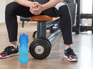 sports water bottle
