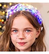 DRESBE Light Up Headband LED Headbands Glow Party Concert Hair Accessories for Girls