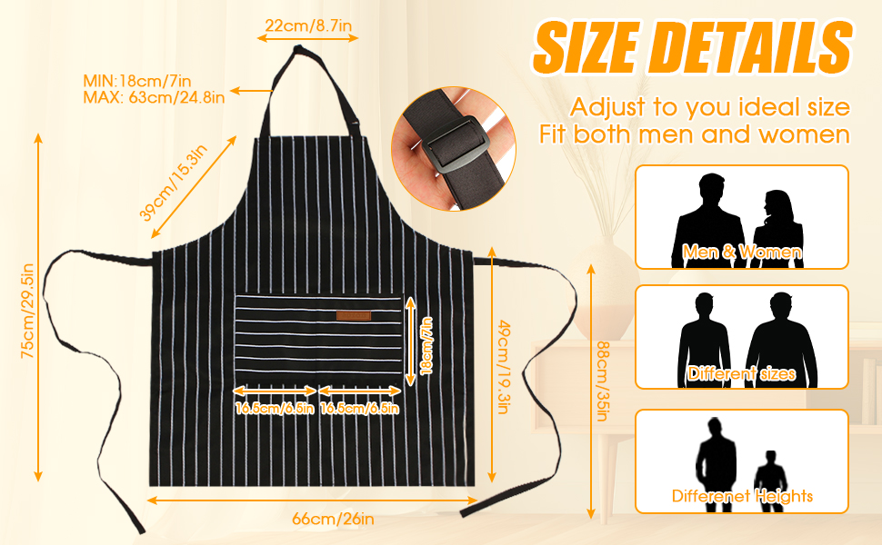 Kitchen apron dimension drawing