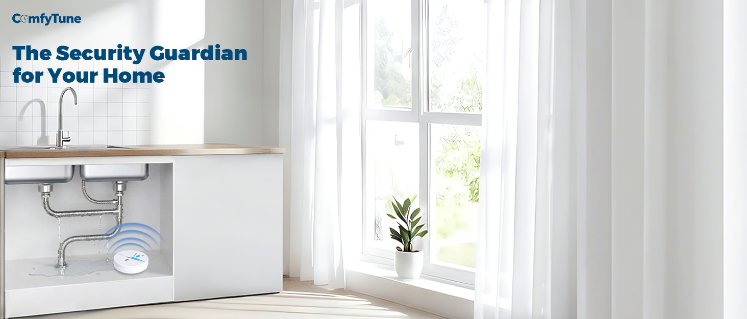 water leak alarm sensor for home