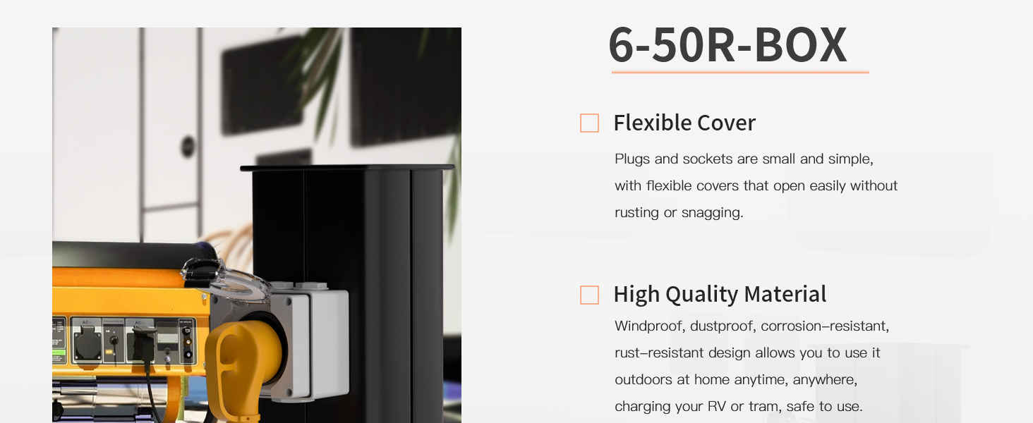 50 Amp Power Outlet Box