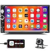 Double Din Bluetooth Car Stereo 7 Inch Car MP5 Player Digital Touch Screen Display Multimedia FM ...