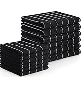 Homaxy Microfiber Kitchen Towels and Dishcloths Set, 12 Pack Soft and Absorbent Dish Hand Towels ...